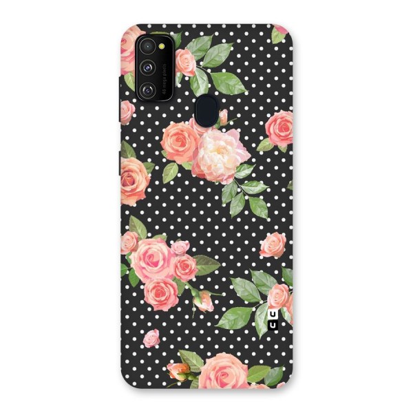 Polka Peach Back Case for Galaxy M21