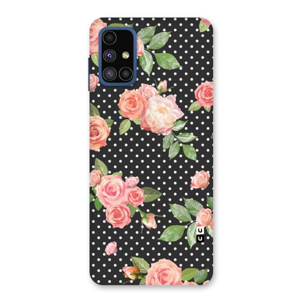 Polka Peach Back Case for Galaxy M51