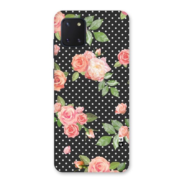 Polka Peach Back Case for Galaxy Note 10 Lite