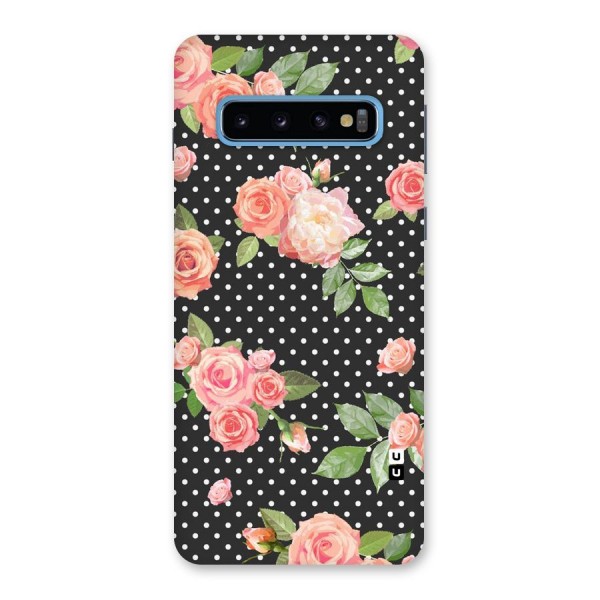 Polka Peach Back Case for Galaxy S10