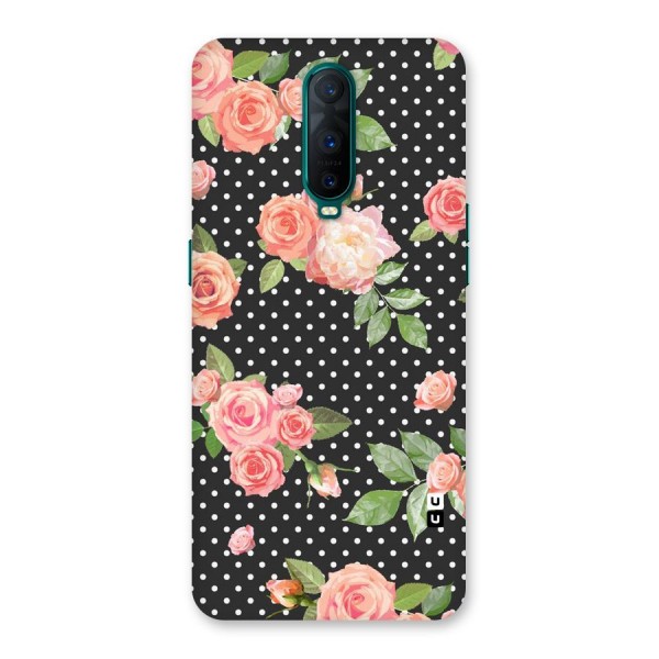 Polka Peach Back Case for Oppo R17 Pro