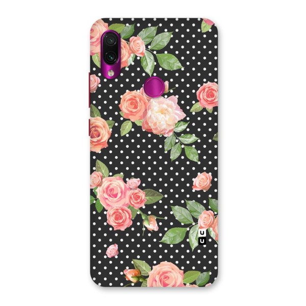 Polka Peach Back Case for Redmi Note 7 Pro