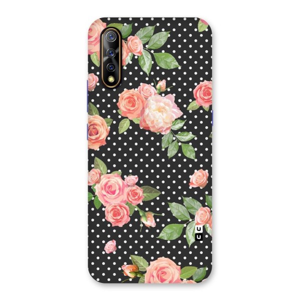 Polka Peach Back Case for Vivo S1