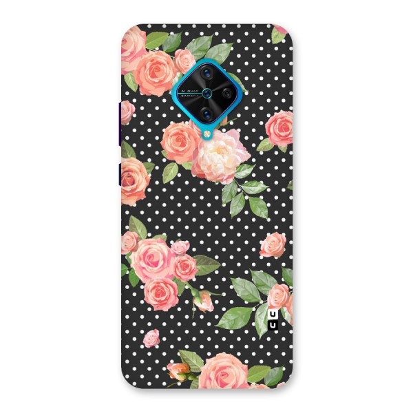 Polka Peach Back Case for Vivo S1 Pro