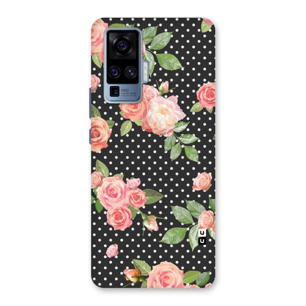 Polka Peach Back Case for Vivo X50 Pro