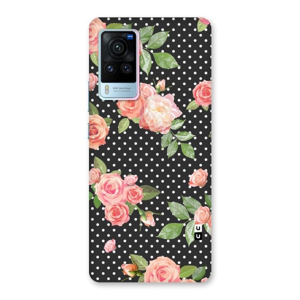 Polka Peach Back Case for Vivo X60 Pro