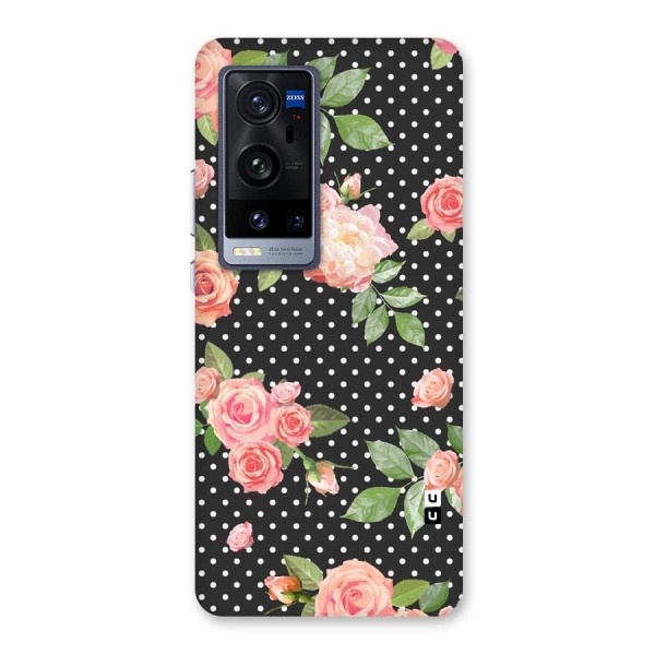 Polka Peach Back Case for Vivo X60 Pro Plus