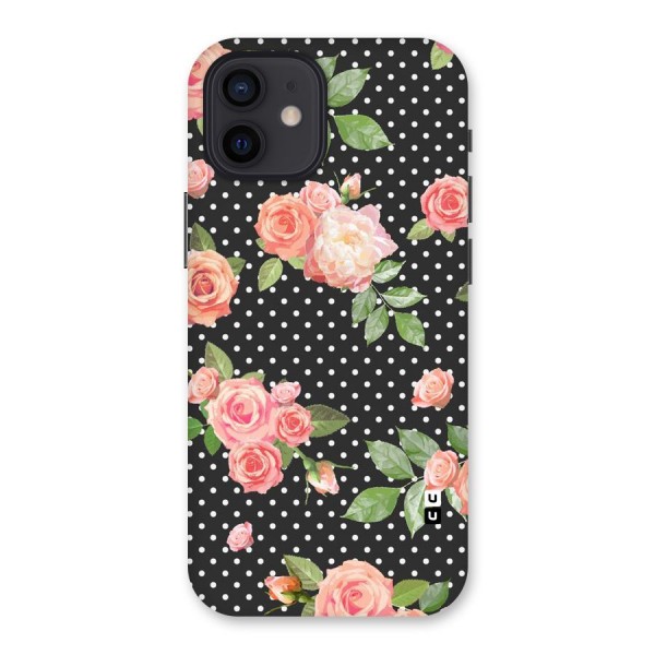 Polka Peach Back Case for iPhone 12