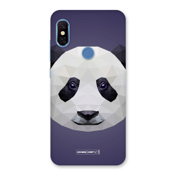 Polygon Panda Back Case for Redmi Note 6 Pro