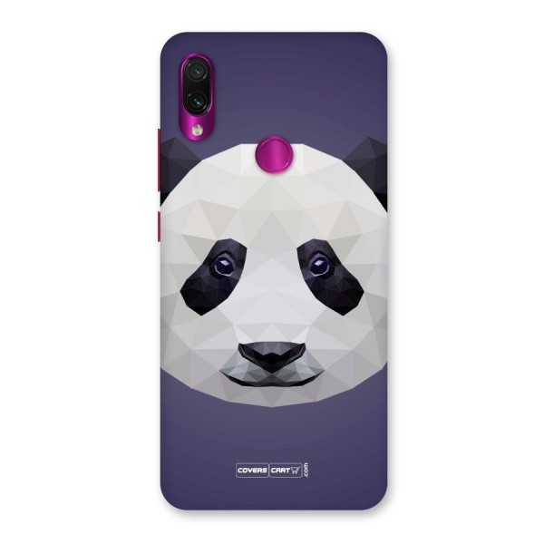 Polygon Panda Back Case for Redmi Note 7 Pro