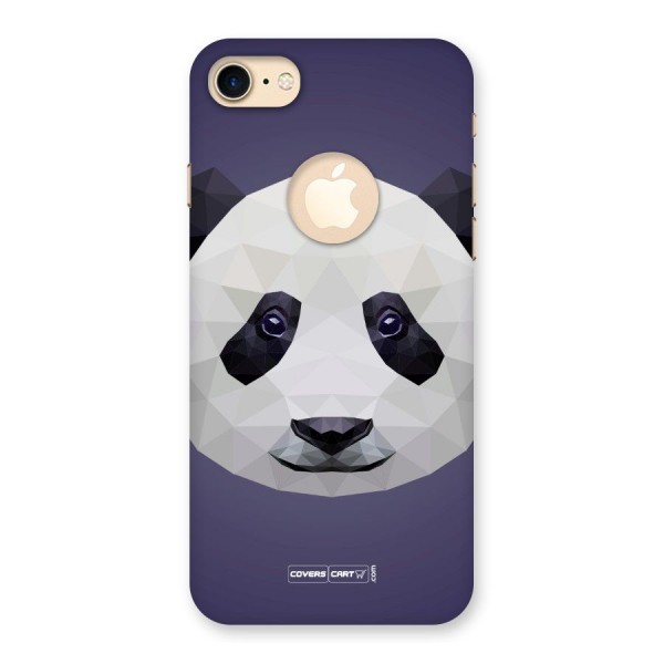 Polygon Panda Back Case for iPhone 8 Logo Cut