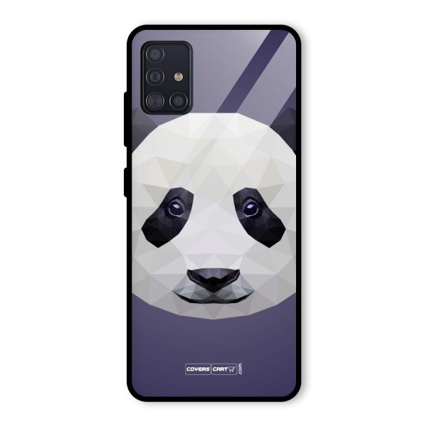 Polygon Panda Glass Back Case for Galaxy A51