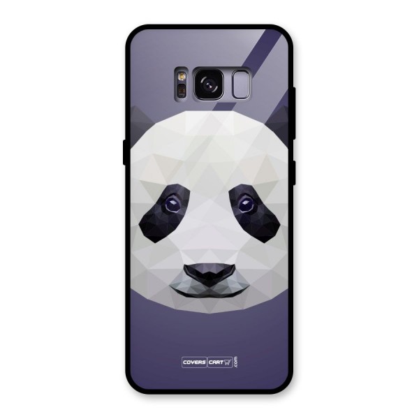 Polygon Panda Glass Back Case for Galaxy S8