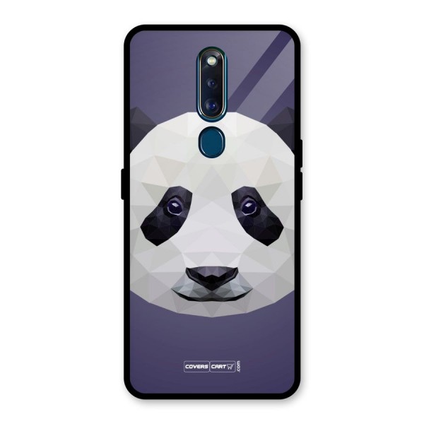 Polygon Panda Glass Back Case for Oppo F11 Pro