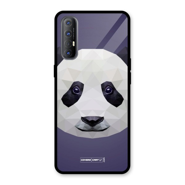 Polygon Panda Glass Back Case for Oppo Reno3 Pro