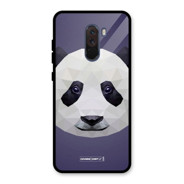 Polygon Panda Glass Back Case for Poco F1