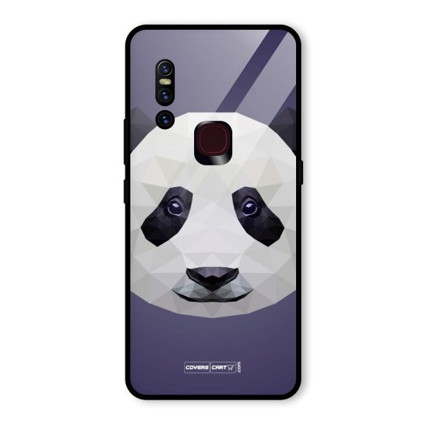 Polygon Panda Glass Back Case for Vivo V15