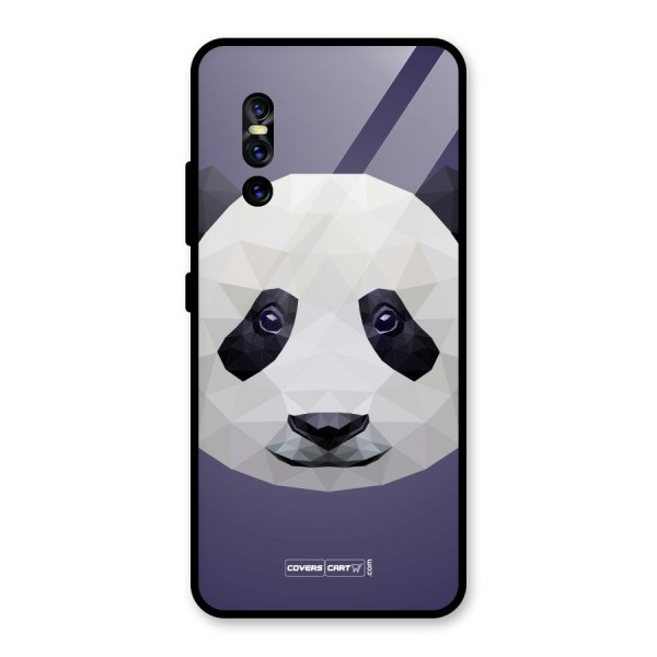 Polygon Panda Glass Back Case for Vivo V15 Pro