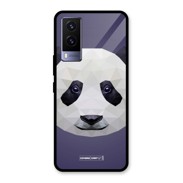 Polygon Panda Glass Back Case for Vivo V21e 5G