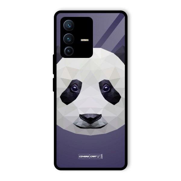 Polygon Panda Glass Back Case for Vivo V23 Pro