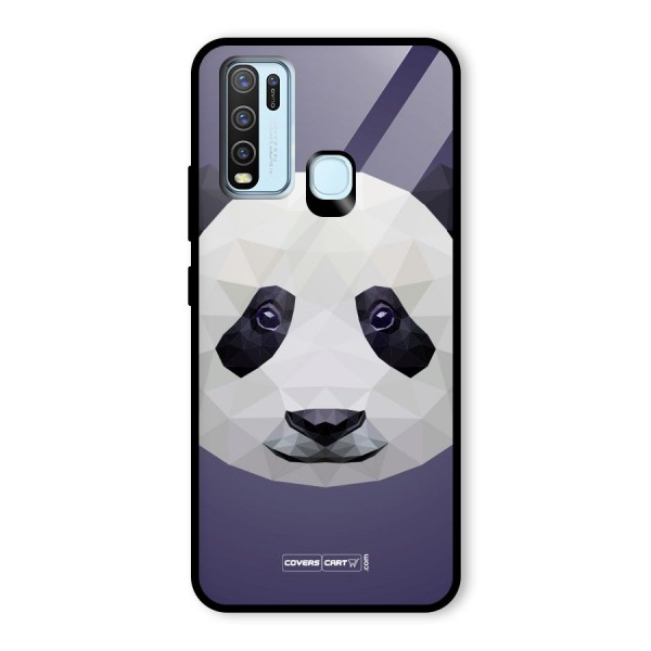 Polygon Panda Glass Back Case for Vivo Y30