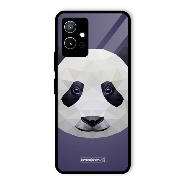 Polygon Panda Glass Back Case for Vivo iQOO Z6