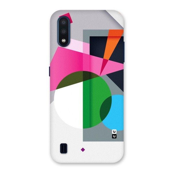 Polygons Cute Pattern Back Case for Galaxy M01