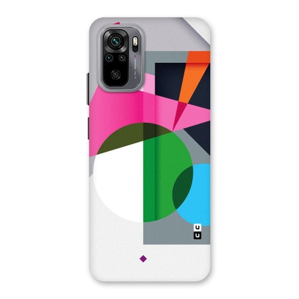 Polygons Cute Pattern Back Case for Redmi Note 10