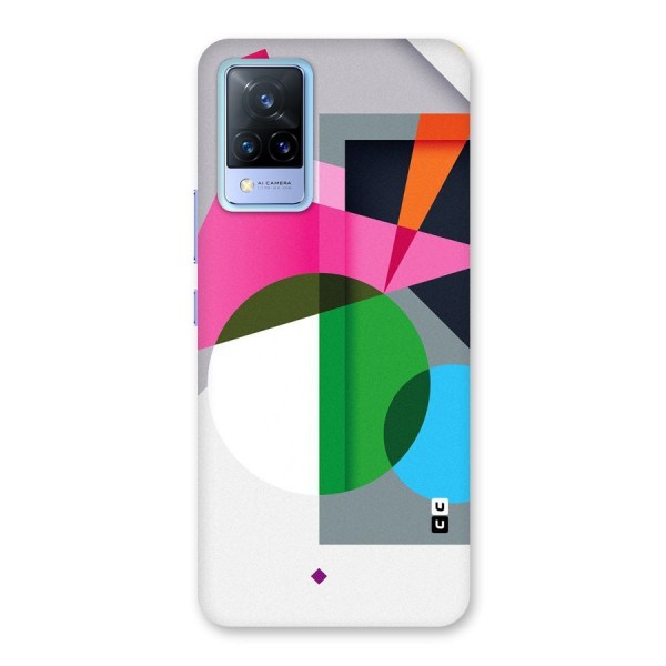 Polygons Cute Pattern Back Case for Vivo V21 5G