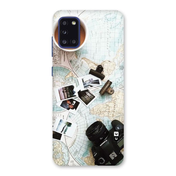 Post Stamps Travel Back Case for Galaxy A31