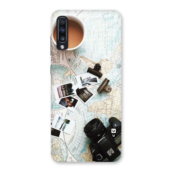 Post Stamps Travel Back Case for Galaxy A70s