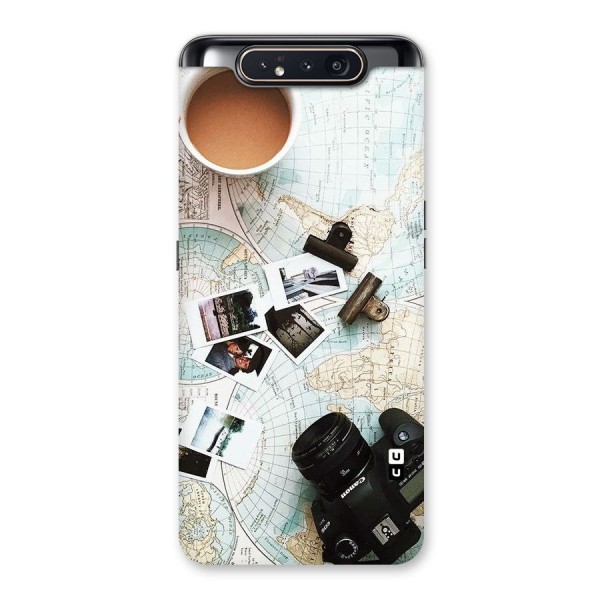 Post Stamps Travel Back Case for Galaxy A80