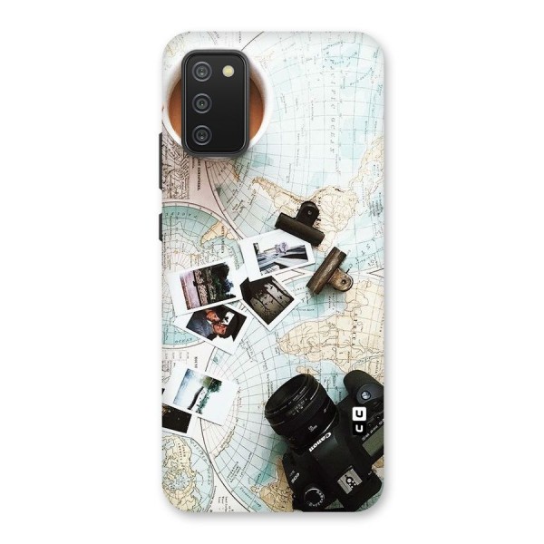 Post Stamps Travel Back Case for Galaxy M02s