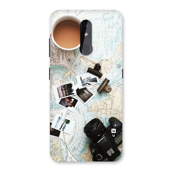 Post Stamps Travel Back Case for Nokia 3.2