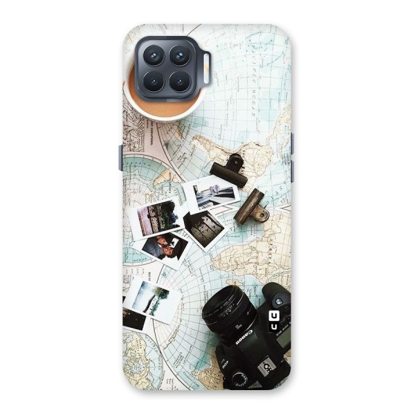 Post Stamps Travel Back Case for Oppo F17 Pro