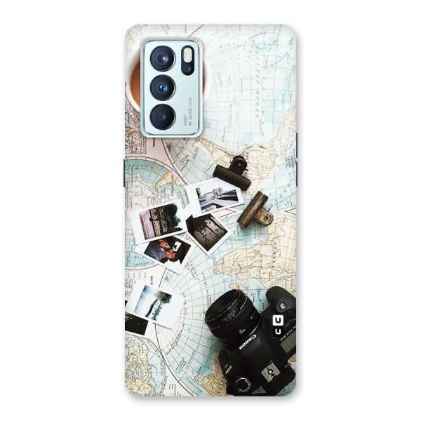 Post Stamps Travel Back Case for Oppo Reno6 Pro 5G