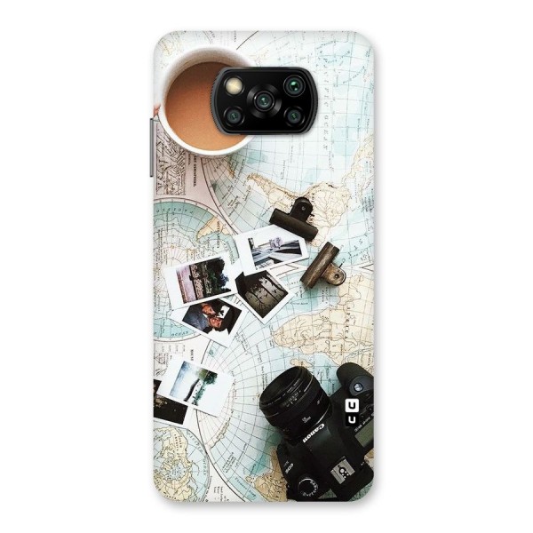 Post Stamps Travel Back Case for Poco X3