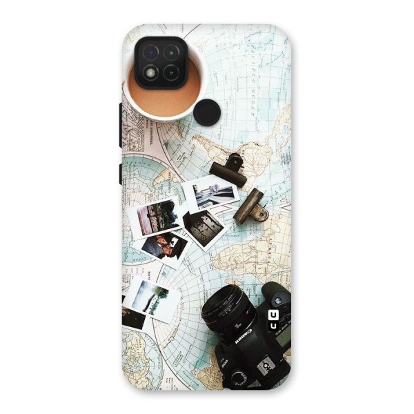 Post Stamps Travel Back Case for Redmi 9C