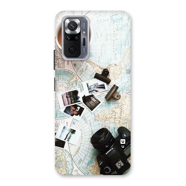 Post Stamps Travel Back Case for Redmi Note 10 Pro