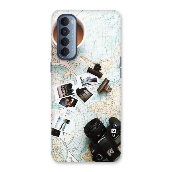 Post Stamps Travel Back Case for Reno4 Pro