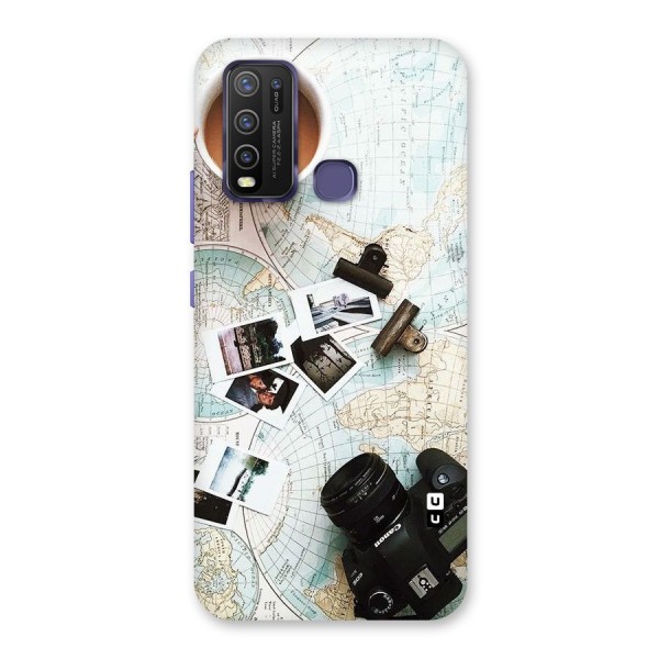 Post Stamps Travel Back Case for Vivo Y30