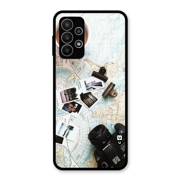 Post Stamps Travel Glass Back Case for Galaxy A23