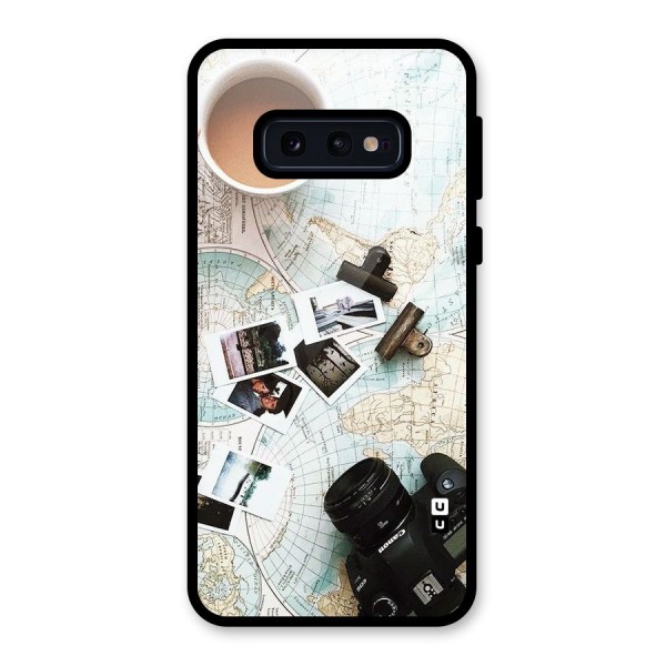 Post Stamps Travel Glass Back Case for Galaxy S10e