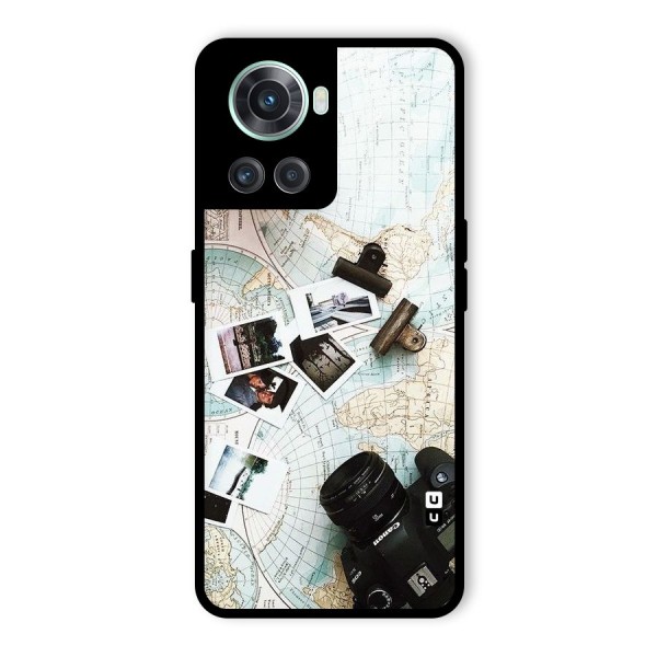 Post Stamps Travel Glass Back Case for OnePlus 10R