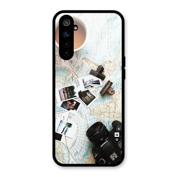 Post Stamps Travel Glass Back Case for Realme 6