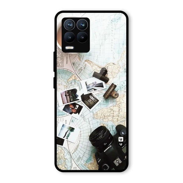 Post Stamps Travel Glass Back Case for Realme 8