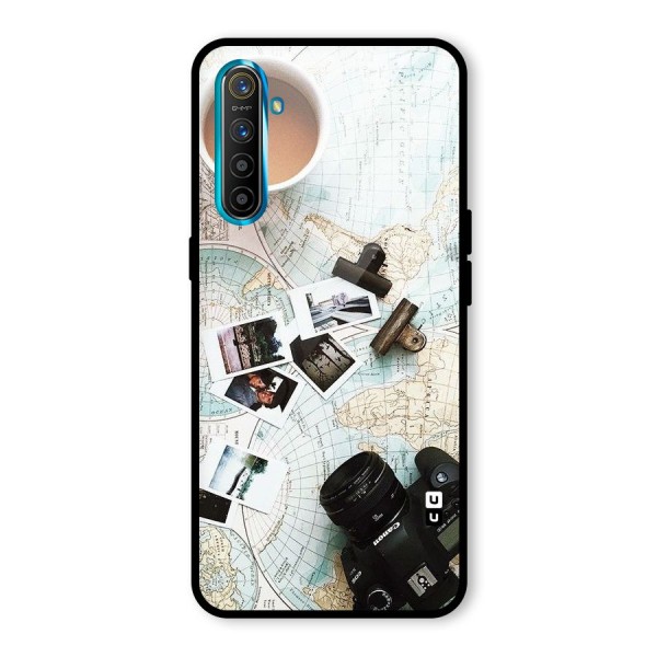 Post Stamps Travel Glass Back Case for Realme XT