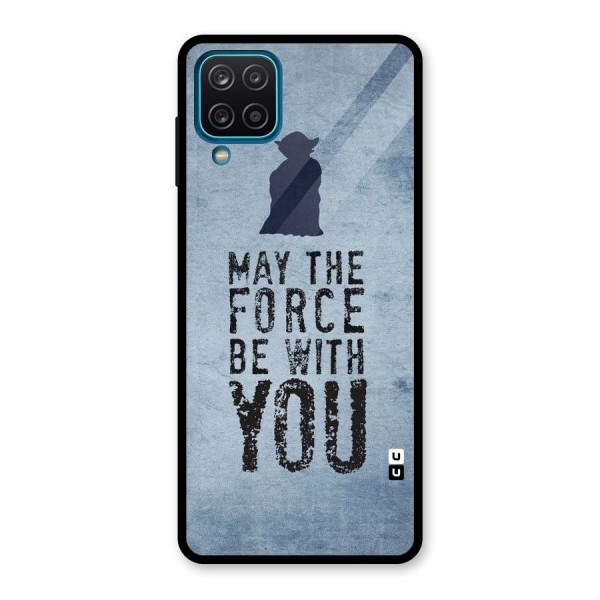 Power With You Glass Back Case for Galaxy A12