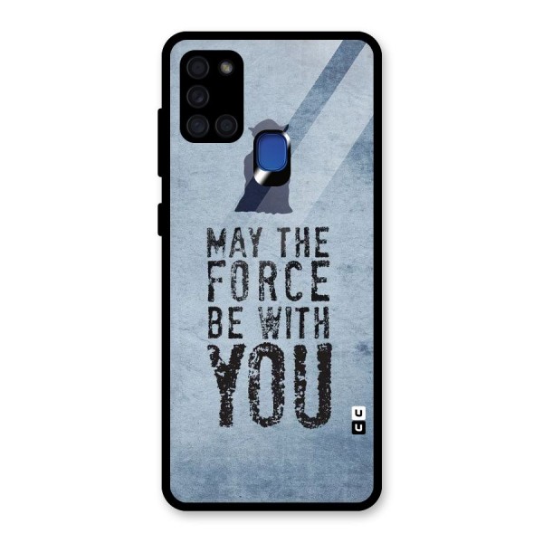 Power With You Glass Back Case for Galaxy A21s