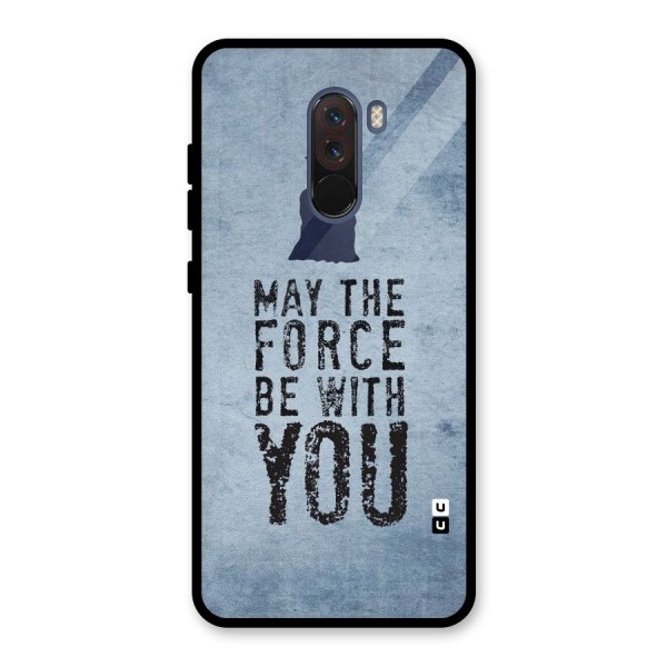 Power With You Glass Back Case for Poco F1